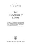 The constitution of liberty.