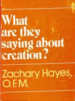 What are they saying about creation? /