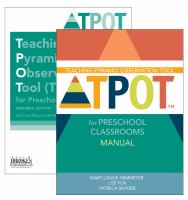 Teaching pyramid observation tool (TPOT) for preschool classrooms /