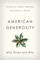 American generosity : who gives and why /