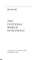 The cultural world in Beowulf /