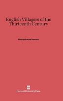 English villagers of the thirteenth century,