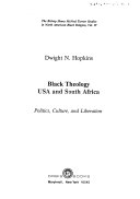 Black theology USA and South Africa : politics, culture, and liberation /