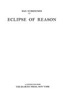 Eclipse of reason /