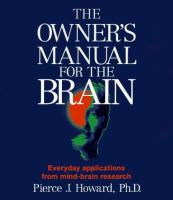 The owner's manual for the brain : everyday applications from mind-brain research /