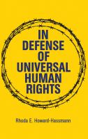 In defence of universal human rights /