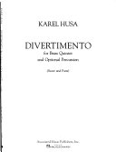 Divertimento for brass quintet and optional percussion /