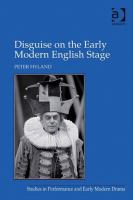 Disguise on the early modern English stage /