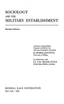 Sociology and the military establishment /
