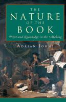 The nature of the book : print and knowledge in the making /