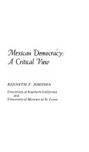 Mexican democracy: a critical view