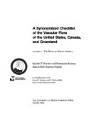 A synonymized checklist of the vascular flora of the United States, Canada, and Greenland /
