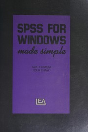SPSS for Windows made simple /