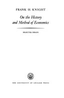 On the history and method of economics; selected essays.
