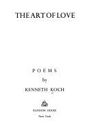 The art of love : poems /
