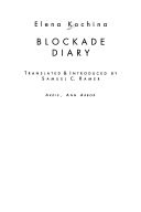 Blockade diary /