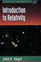 Introduction to relativity /