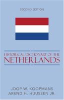 Historical dictionary of the Netherlands /