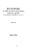 Bilderdijk in zijne nationale beteekenis : rede gehouden te Amsterdam op 1 Oct. 1906 /