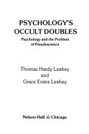 Psychology's occult doubles : psychology and the problem of pseudoscience /