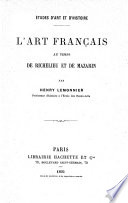L'art français au temps de Richelieu et de Mazarin.