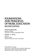 Foundations and principles of music education