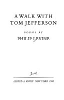 A walk with Tom Jefferson : poems /