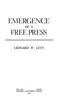 Emergence of a free press /