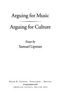 Arguing for music, arguing for culture : essays /