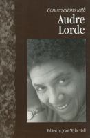 Conversations with Audre Lorde /