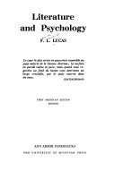 Literature and psychology.