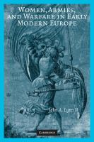 Women, armies, and warfare in early modern Europe /
