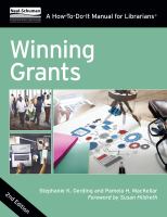 Winning Grants : A How-To-Do-It Manual for Librarians /