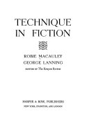 Technique in fiction