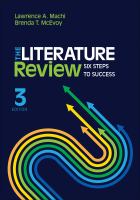 The literature review : six steps to success /