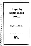 Deep-sky name index 2000.0 /