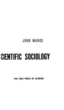 The origins of scientific sociology.