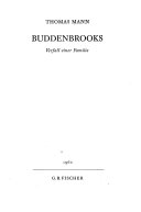 Buddenbrooks : Verfall einer Familie /
