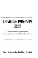 Diaries, 1918-1939 /