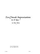Ten chorale improvisations, set II, op. 7 /