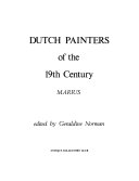 Dutch painters of the 19th century /