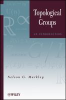 Topological groups : an introduction /
