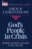 God's people in crisis : a commentary on the book of Amos /