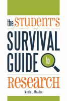 The student's survival guide to research /
