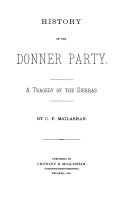 History of the Donner party.