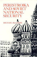 Perestroika and Soviet national security /