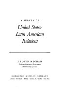 A survey of United States-Latin American relations