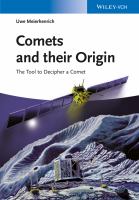 Comets and their origin : the tool to decipher a comet /