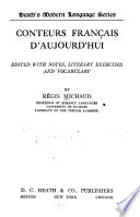 Conteurs français d'aujourd'hui; by Régis Michaud.