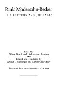 Paula Modersohn-Becker, the letters and journals /